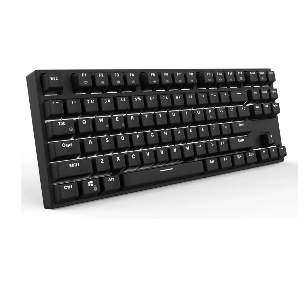 RK‎ ROYAL KLUDGE RK987 MechanicalGaming Keyboard 87 Keys White LED Backlight